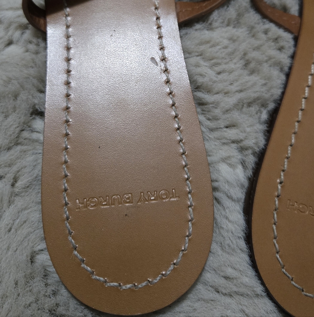 Tory Burch Tan Sandals Size 10 - Picture 3 of 9
